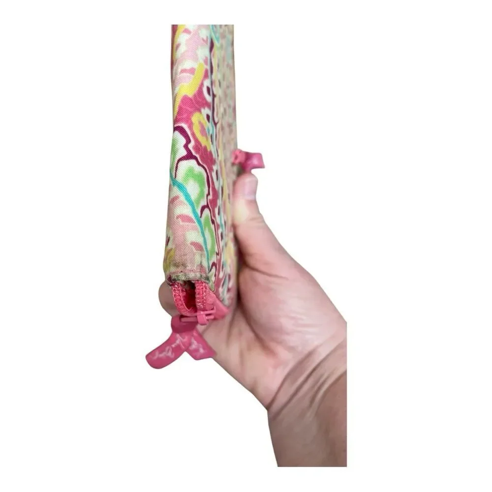 New Vera Bradley Capri Melon Zip Travel Organizer Clutch Wallet - Picture 5 of 9